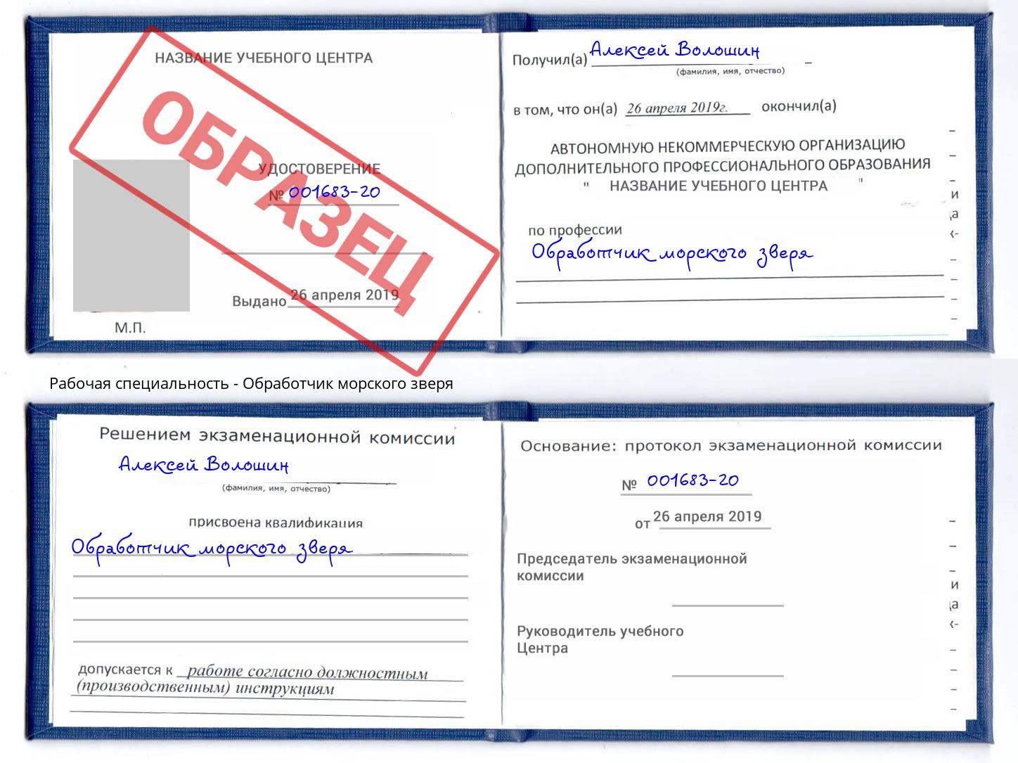 Обработчик морского зверя Учалы